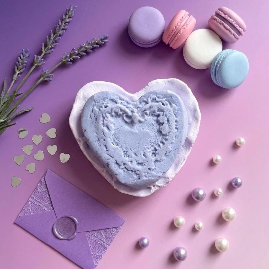 Lavender Heart Squishy