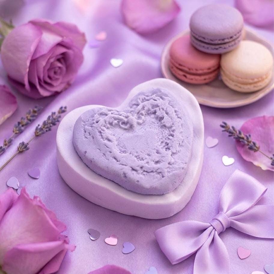 Lavender Heart Squishy