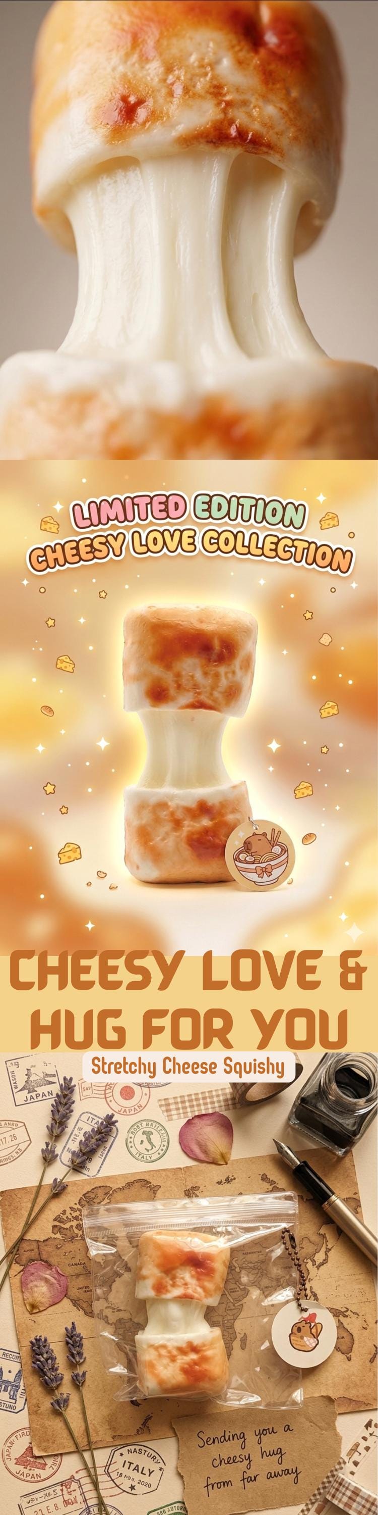 Stretching Cheese Squishy