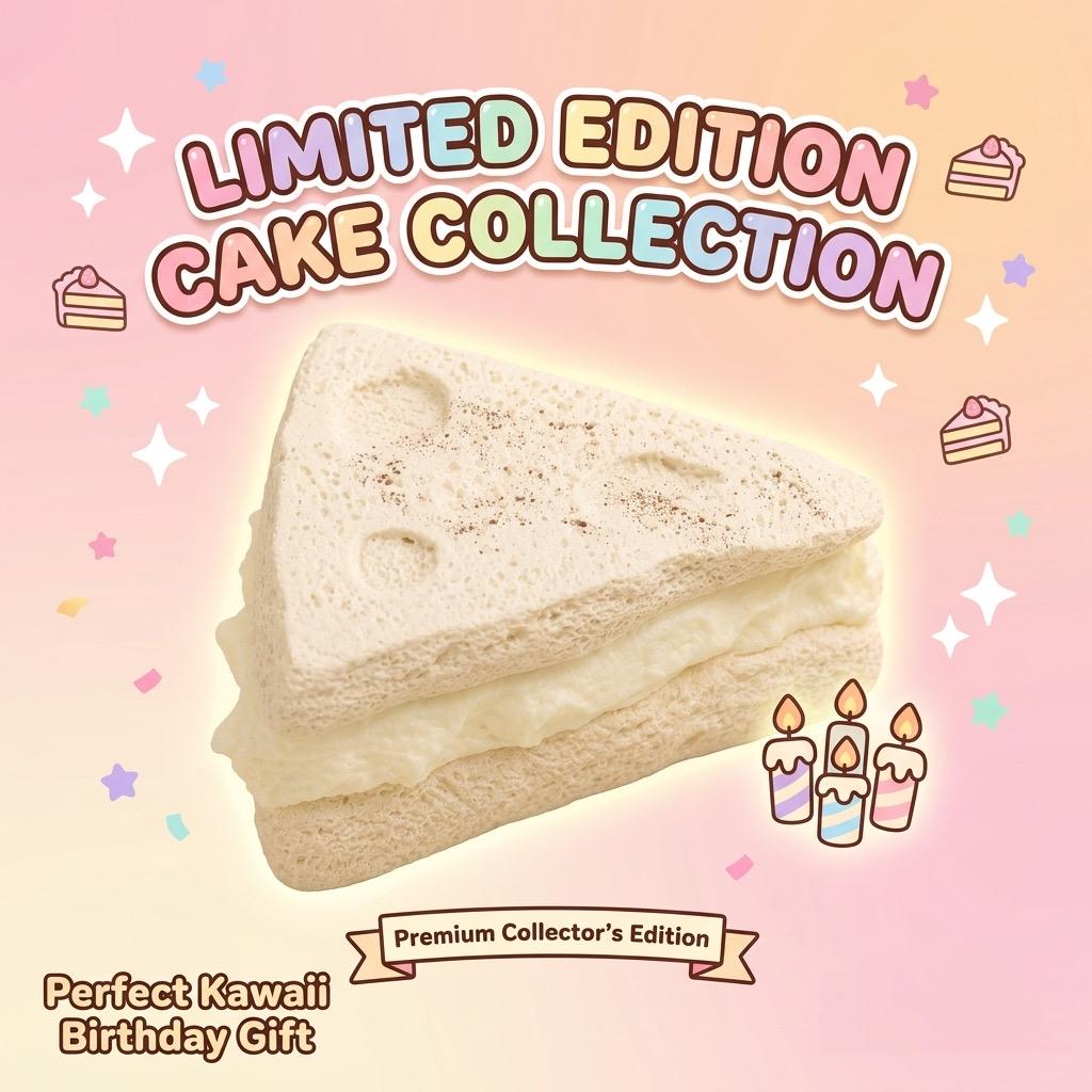 Creamy Cake Slice Squishy