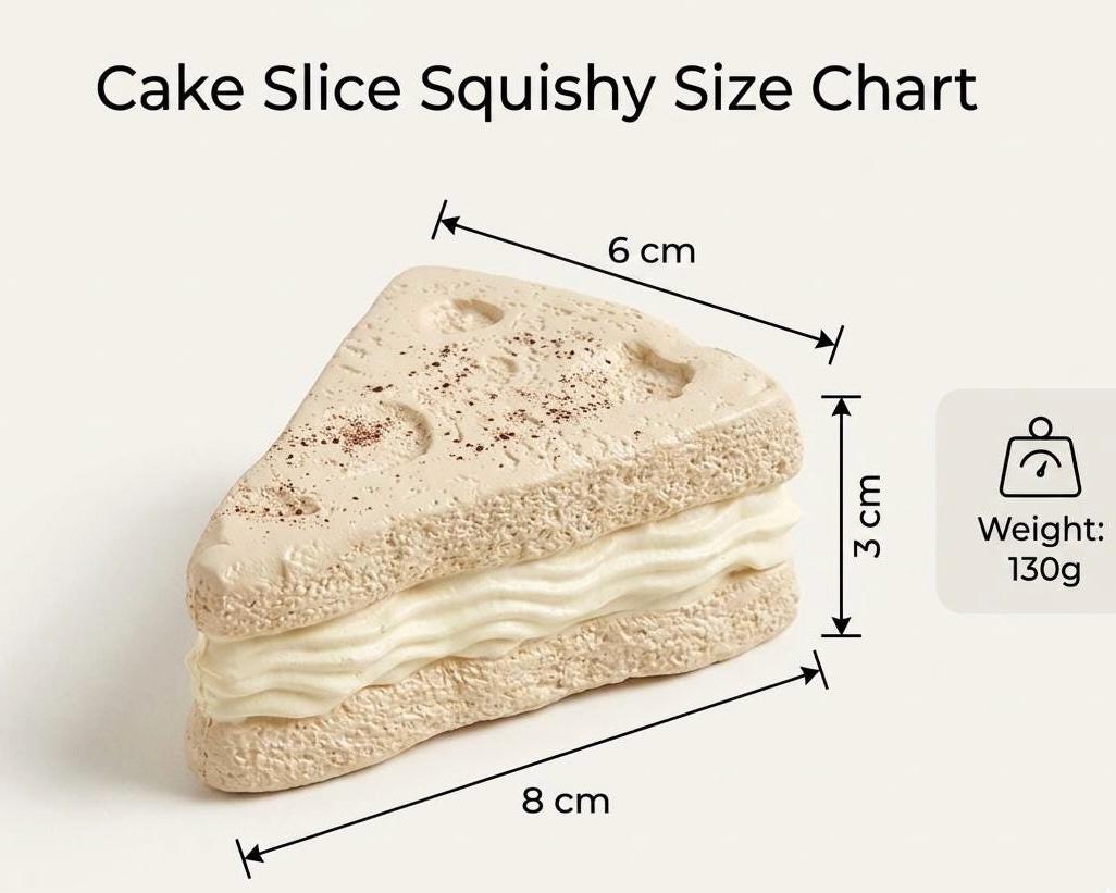 Creamy Cake Slice Squishy