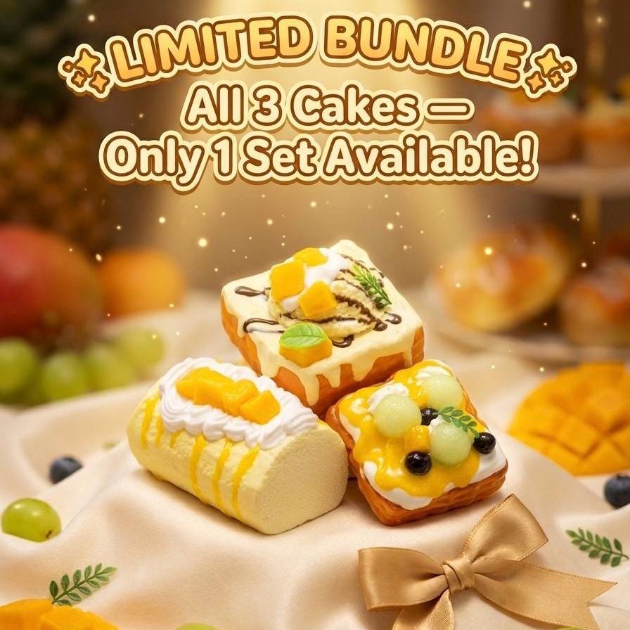 Summer Cake Squishy Bundle