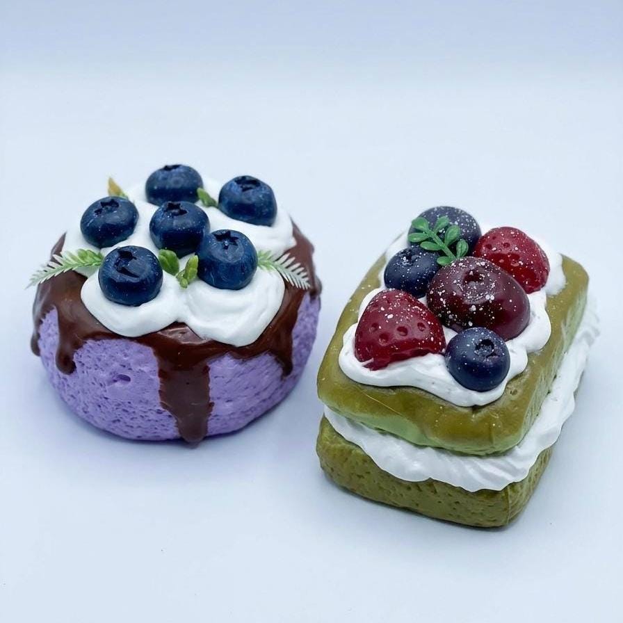 Blueberry Cake Squishy Bundle
