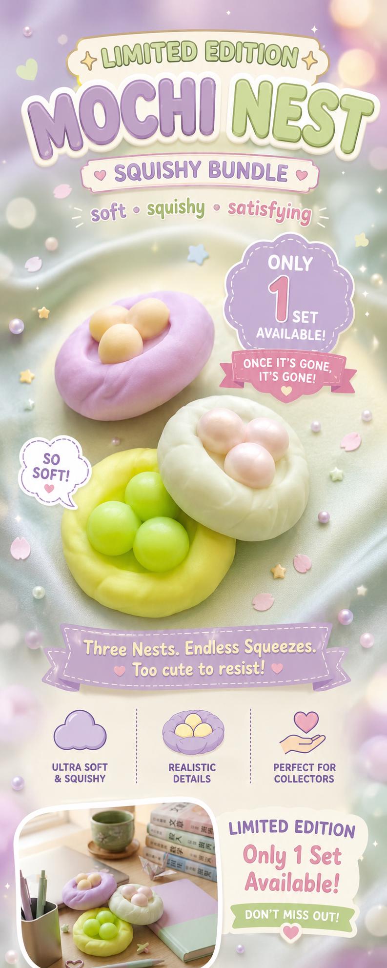 Mochi Nest Squishy Bundle