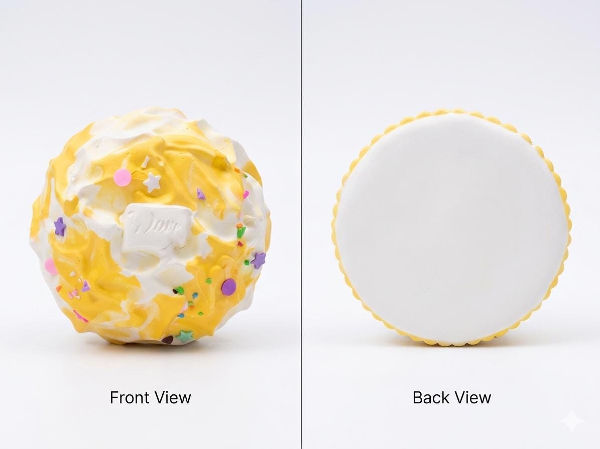 Kuchen-Squishy-Spielzeug-Set Dessert-Paar-Quetschbündel Pastellfarbener Stressball Kawaii Fidget Toy zur Angstlinderung Geschenkideen für Teenager Sammlerstück