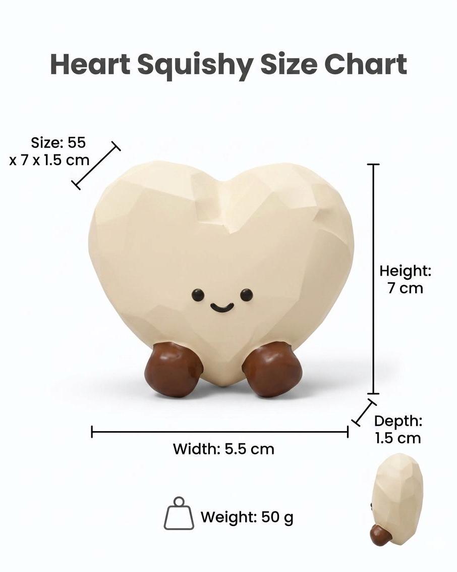 Smiley Heart Squishy