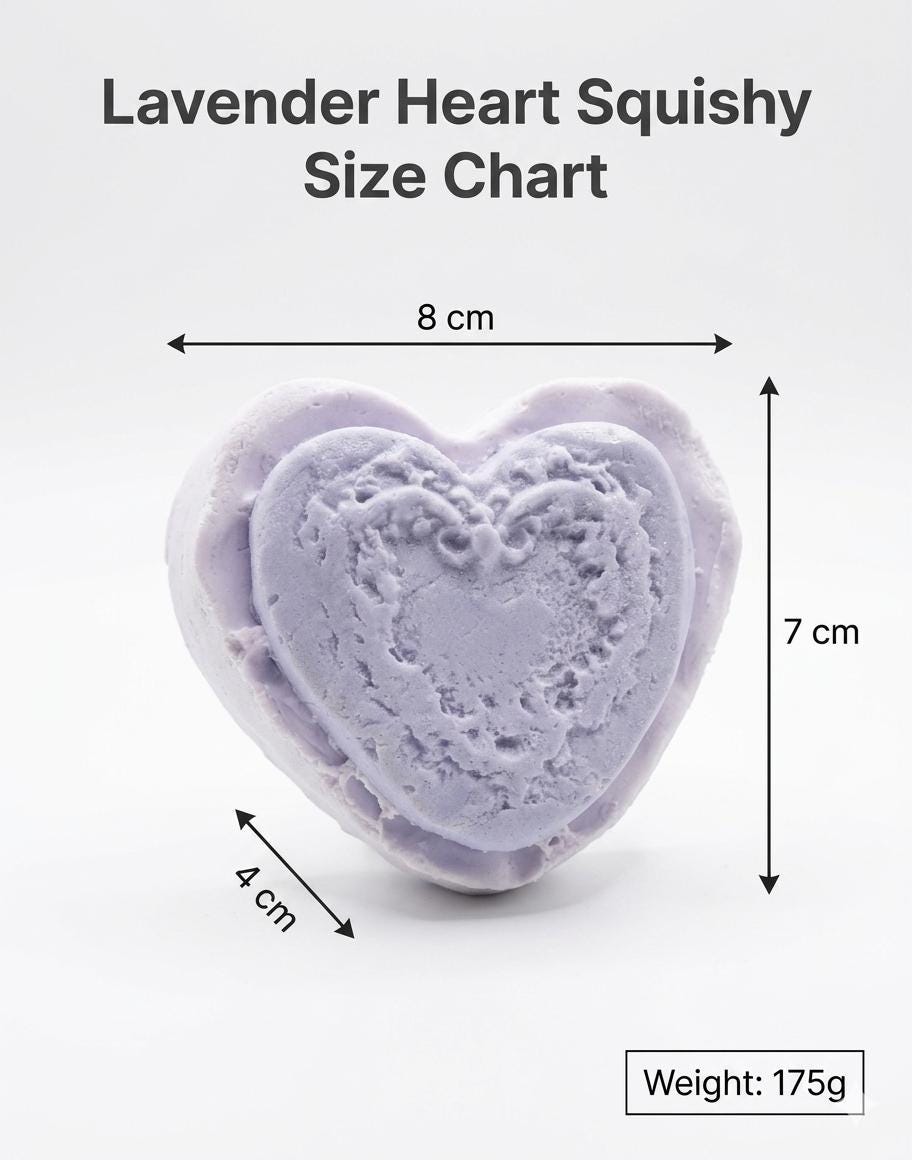 Lavender Heart Squishy