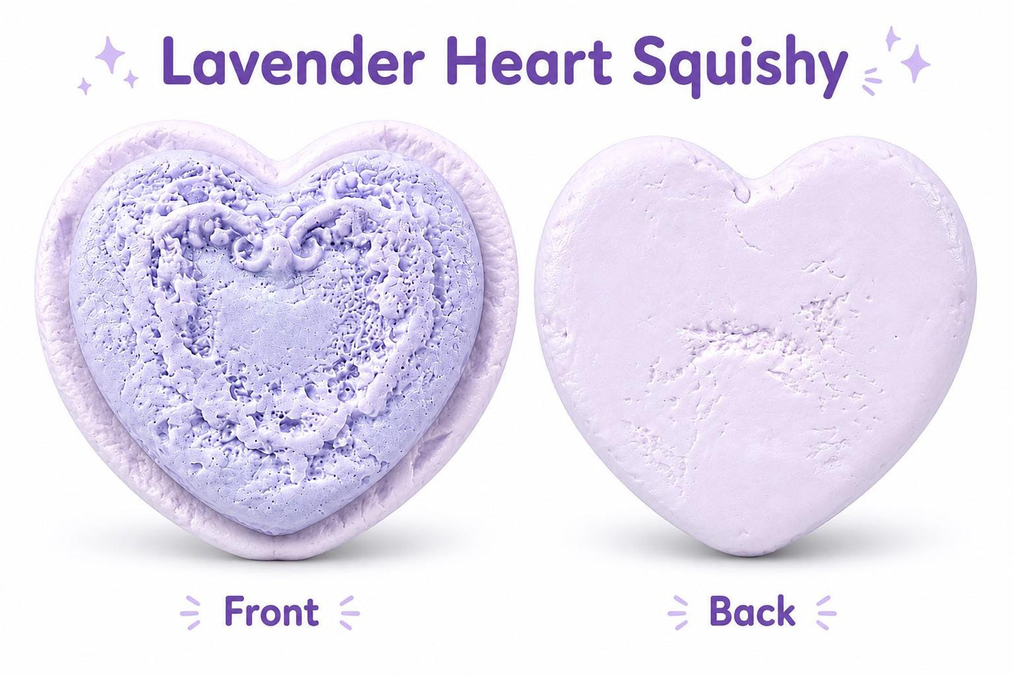 Lavender Heart Squishy