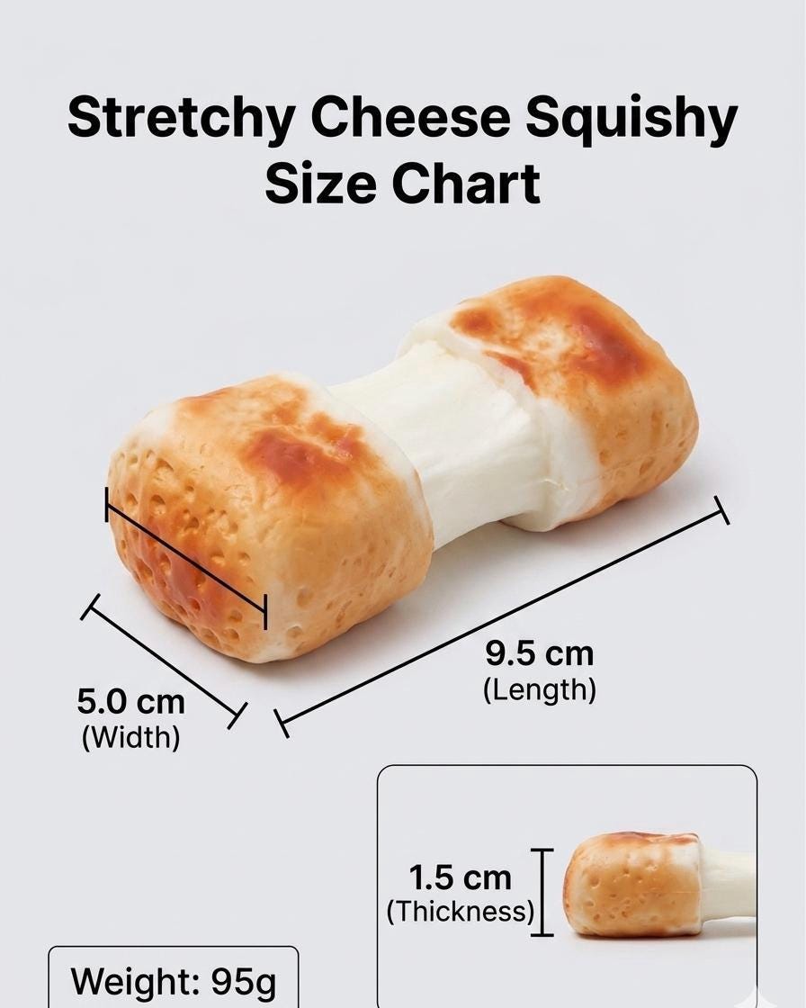 Stretching Cheese Squishy