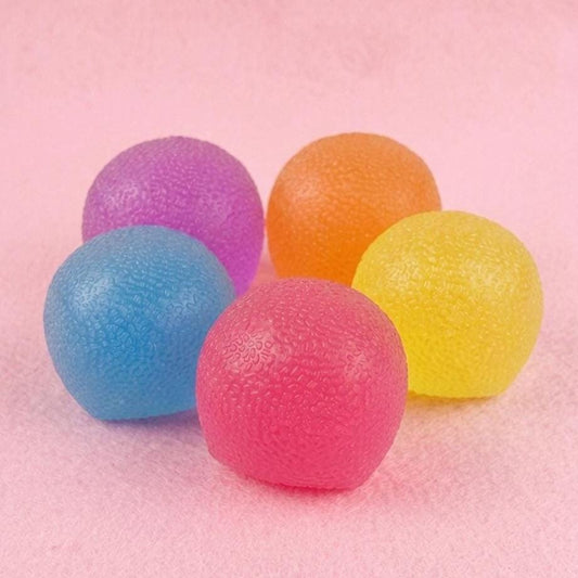 Mini bunter Stressball Langsam aufsteigend Squishy für Stressabbau Zappelspielzeug Durchscheinendes Sensorisches Quetschspielzeug Schreibtischspielzeug für Erwachsene Geschenkideen für Kinder