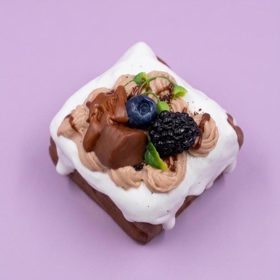Blueberry Chocolate Cake Squishy