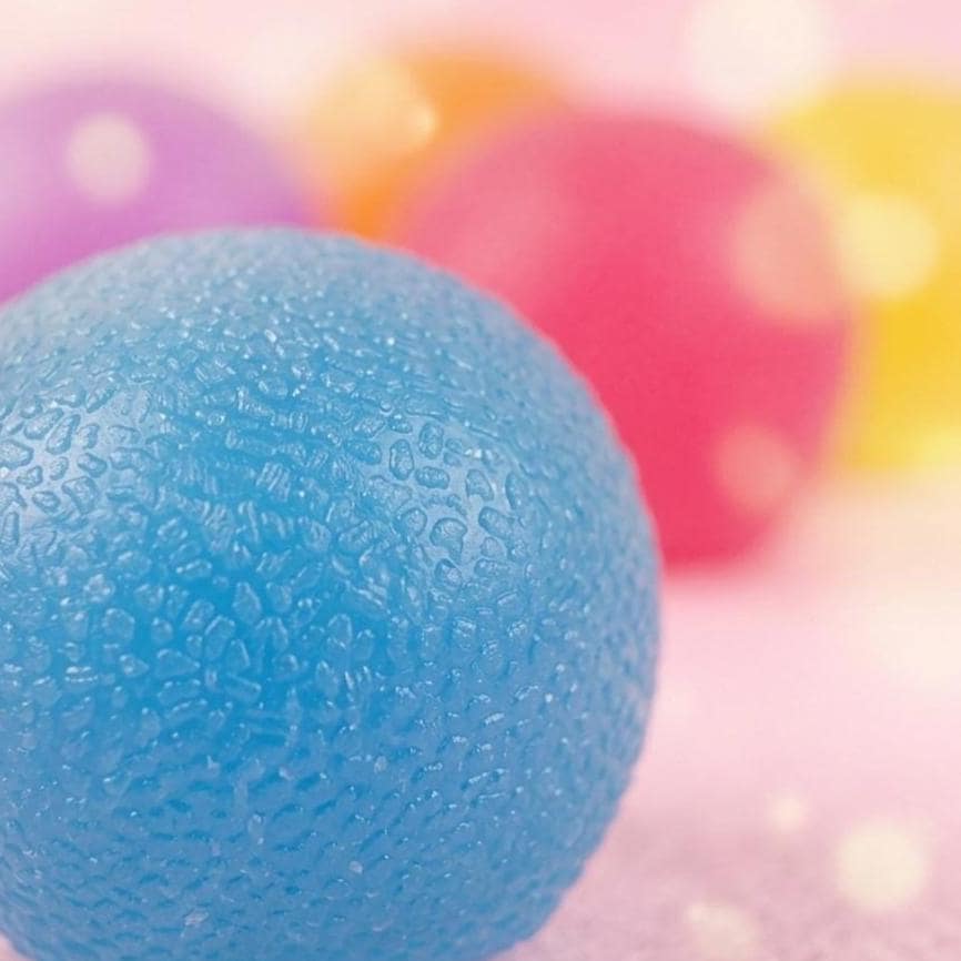 Mini bunter Stressball Langsam aufsteigend Squishy für Stressabbau Zappelspielzeug Durchscheinendes Sensorisches Quetschspielzeug Schreibtischspielzeug für Erwachsene Geschenkideen für Kinder