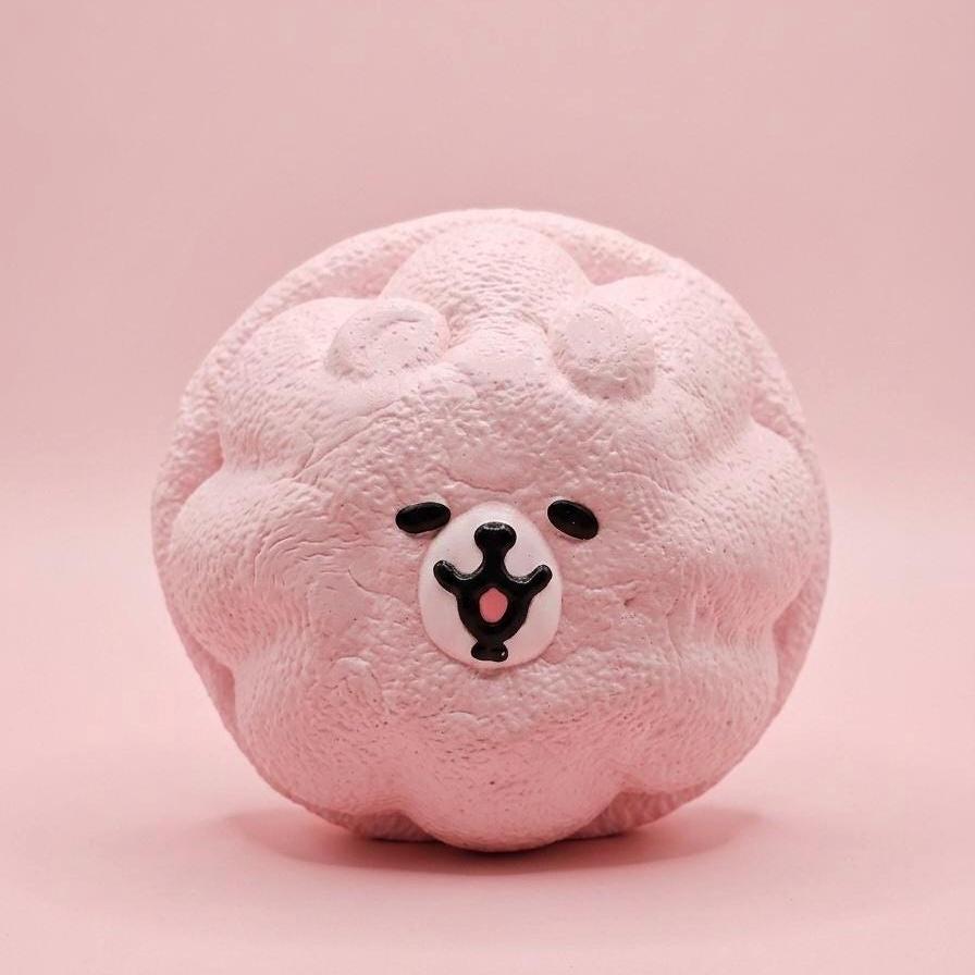 Squishy Pink Bär Quetschspielzeug Langsam Steigender Stressball für Angstlinderung Spielzeug Fidget Geschenkideen Teenager Mädchen Schreibtisch Deko Kinder ADHS Schreibtisch Kumpel