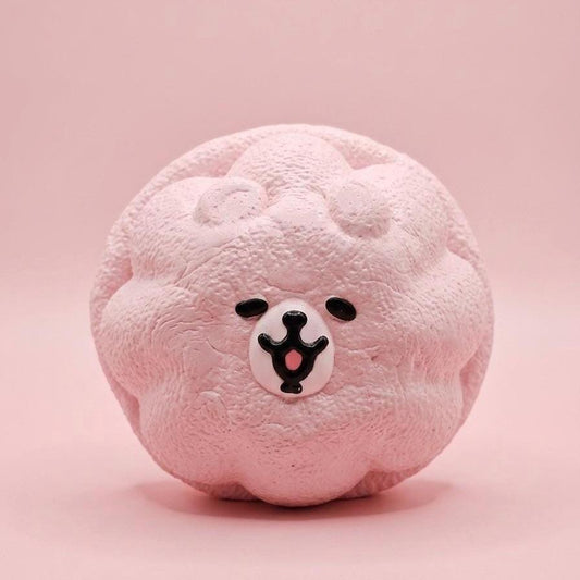 Squishy Pink Bär Quetschspielzeug Langsam Steigender Stressball für Angstlinderung Spielzeug Fidget Geschenkideen Teenager Mädchen Schreibtisch Deko Kinder ADHS Schreibtisch Kumpel