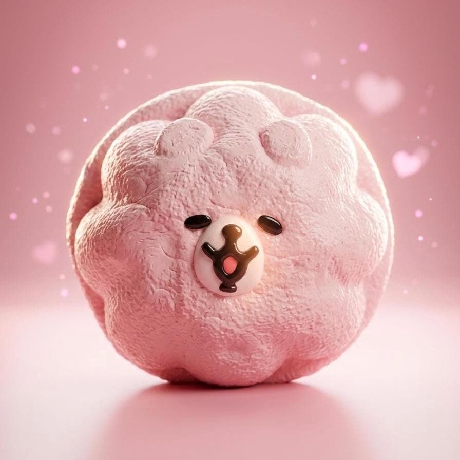 Squishy Pink Bär Quetschspielzeug Langsam Steigender Stressball für Angstlinderung Spielzeug Fidget Geschenkideen Teenager Mädchen Schreibtisch Deko Kinder ADHS Schreibtisch Kumpel