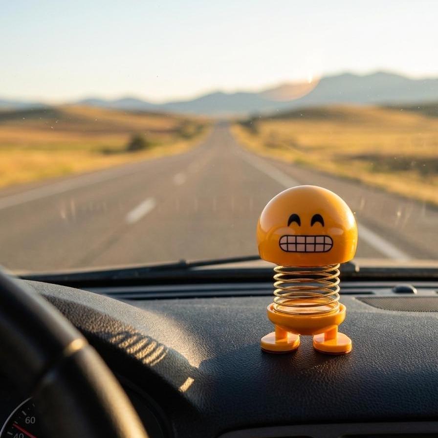 Emoji Wackelkopf-Spielzeug Smiley-Gesicht Schreibtischspielzeug Deko Auto-Zubehör Anhänger Geschenk für Ihn Büro Schreibtisch Lustige Deko Geschenk für Kollegen Stressabbau