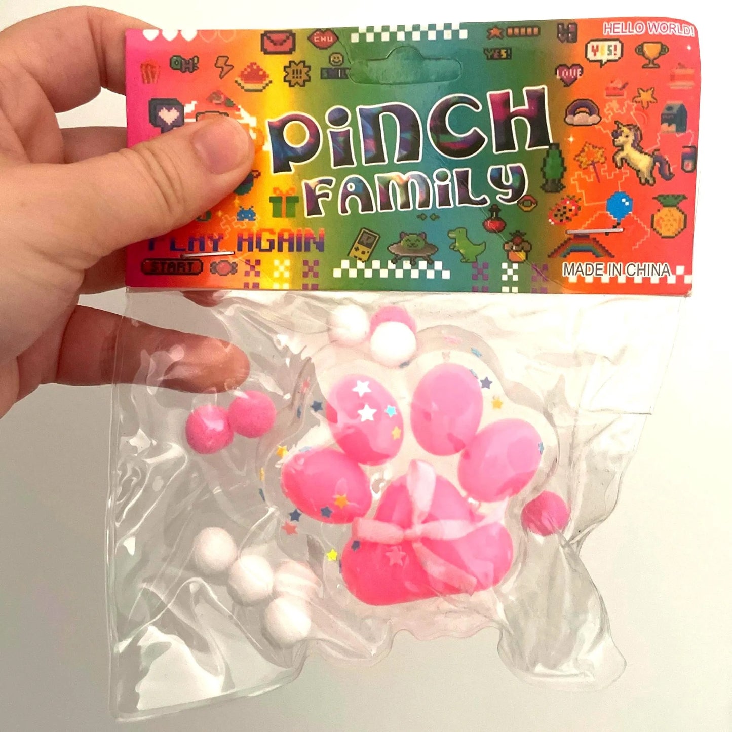 Transparent Cat Paw Squishy