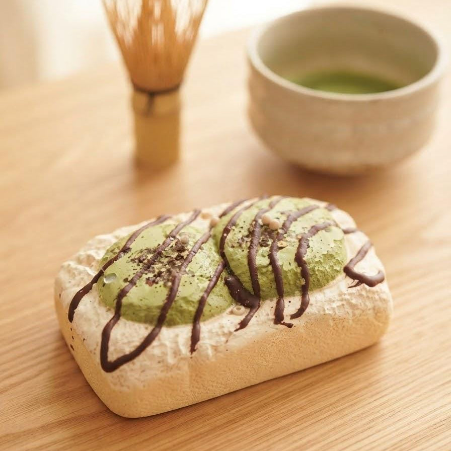 Dessert Squishy Stress Ball Matcha Themed Fidget Toy Slow Rising Foam Squeeze Toy Kawaii Desk Decor Anxiety Relief Tool Food Shaped Sensory Toy Tactile Fidget Gift Green Tea Design Cute Office Accessory Calming Desk Toy Stress Relief