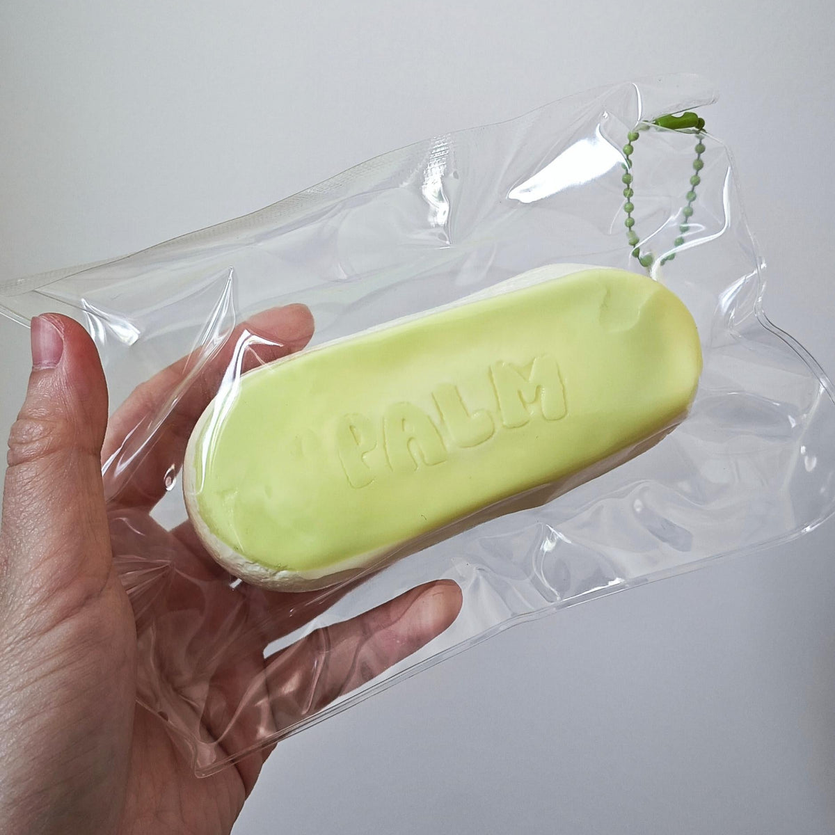 Silicone Stress Ball Fidget Toy Desk Sensory Tool Office Gift Adult Anxiety Relief Handheld Squeeze Object Portable Palm Size Soft Squishy Texture Slow Rising Material Tactile Stimulation Item Ergonomic Shape Yellow Green Color Options