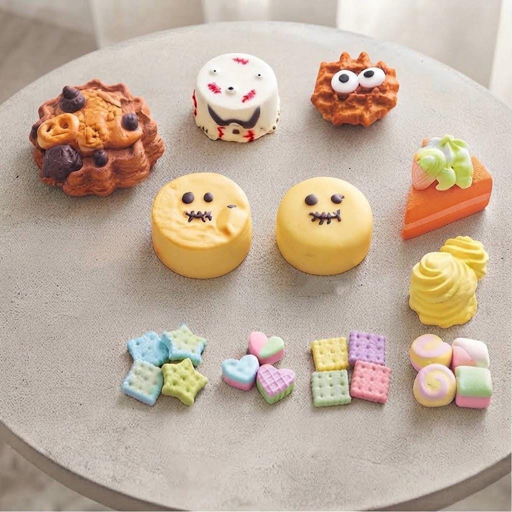Squishy Mystery Countdown Halloween Calendar Nine Day Surprise Collection Kids Sensory Gift Set Daily Reveal Boxes Stress Relief Fidget Toys Kawaii Food Squishies Holiday Present Spooky Season Celebration Tactile Play Experience Numbered