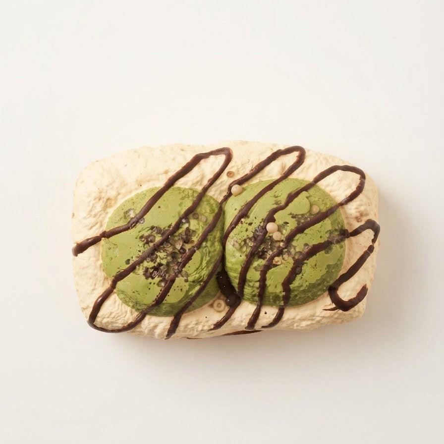 Kawaii Matcha Fidget Toy Slow Rising Stress Ball Dessert Shaped Squishy Toy Anxiety Relief Squeeze Ball Food Themed Desk Accessory Sensory Fidget Tool Cute Green Tea Design Tactile Play Gift Office Desk Toy Calming Stress Relief Item