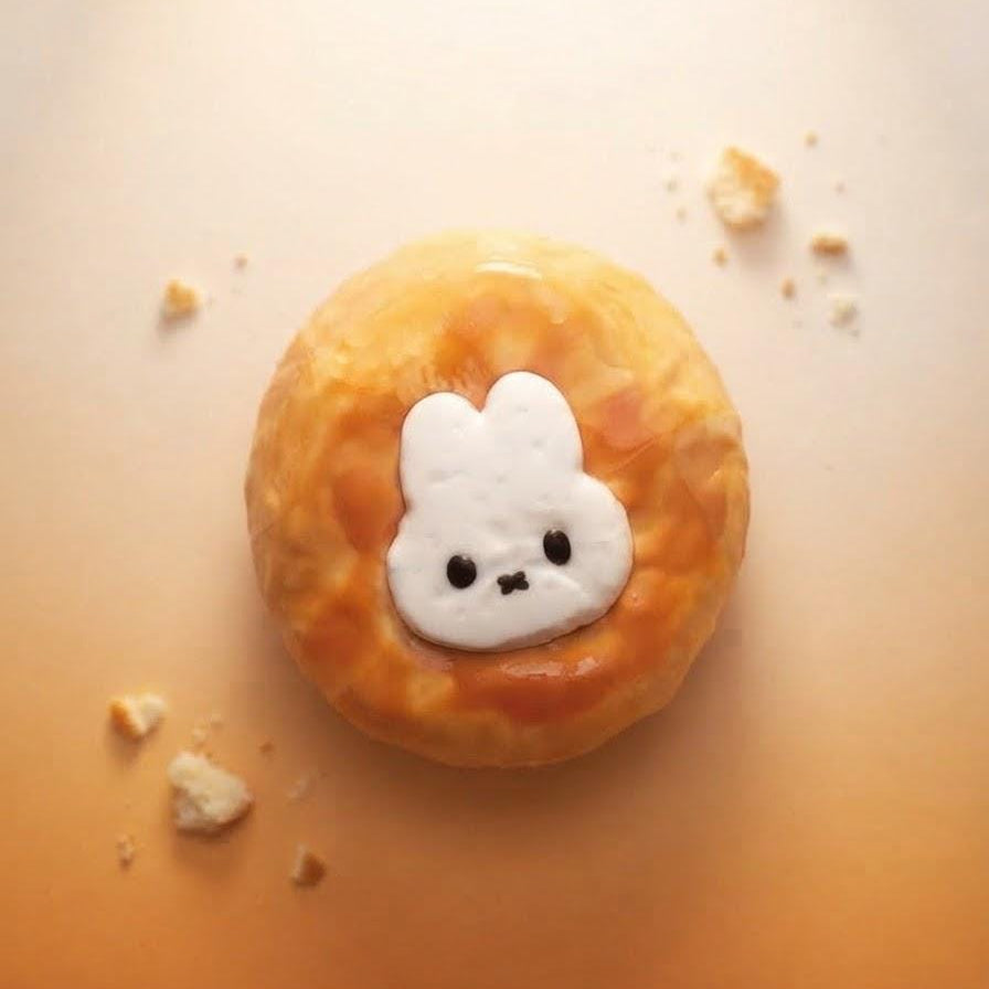 Slow Rising Squishy Bunny Donut Shape Stress Relief Toy Anxiety Fidget Desk Companion Cute Kawaii Gift Kids Adults Sensory Squeeze Experience Adorable Animal Design Satisfying Tactile Feedback Novelty Office Decoration Foam Material Rabbit