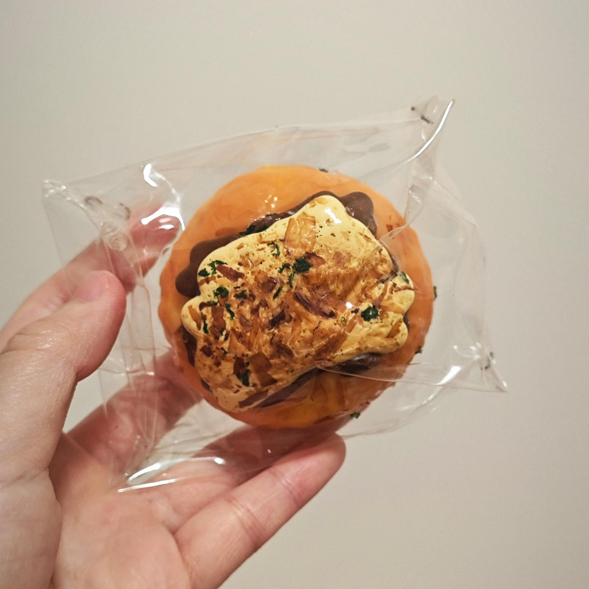 Slow Rising Squishy Toy Soft Silicone Fidget Collection Kawaii Dessert Design Cream Puff Shaped Chocolate Drizzle Details Satisfying Sensory Play Squeeze Toy Collectible Novelty Item Fun Gift Perfect Desk Toy Sprinkle Design Cute Pastry